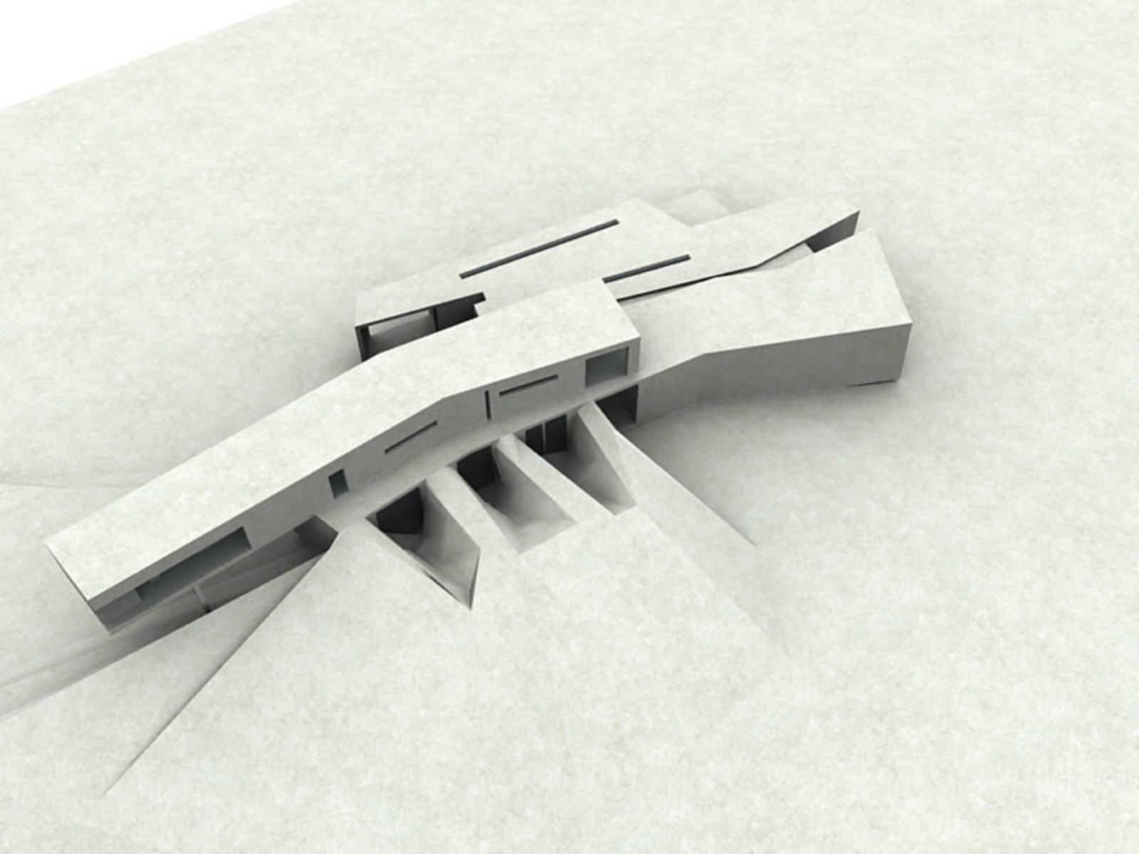 Centro De Interpretación Mondeo render 3