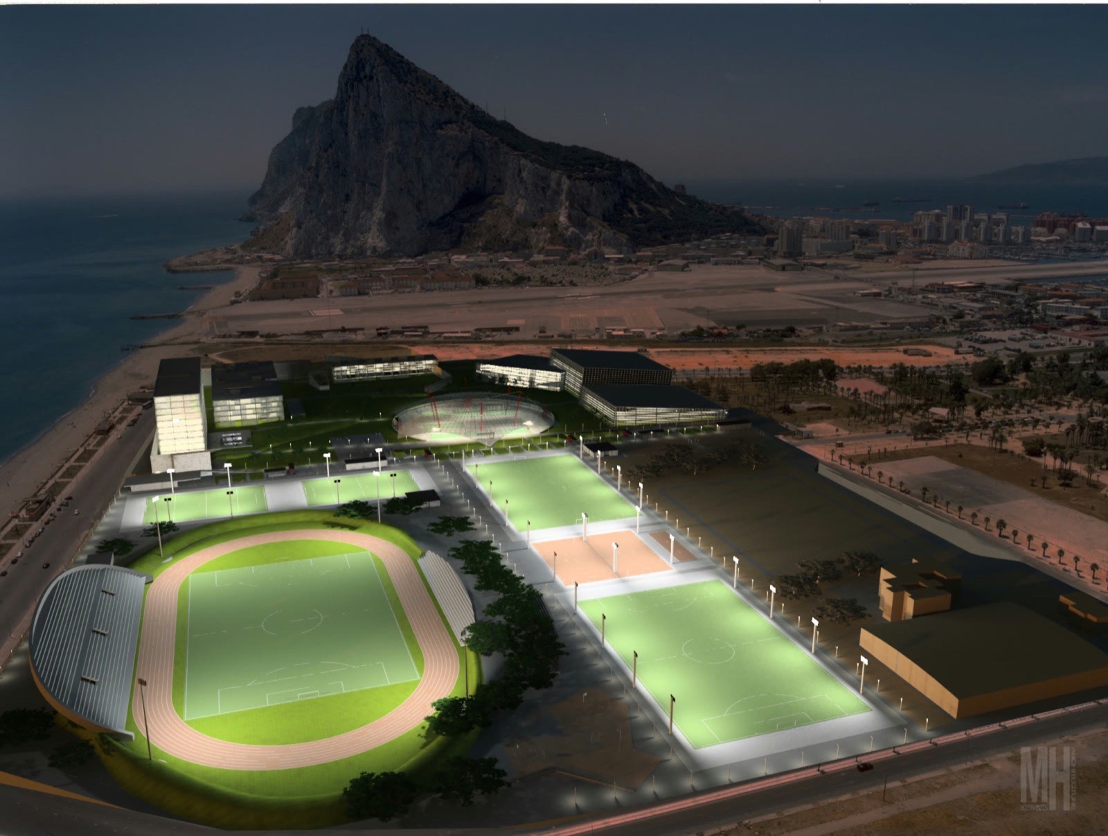 Ciudad Deportiva render 2